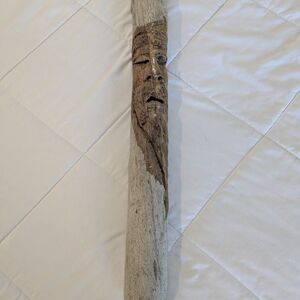 Handcrafted Oregon Beach Wood Carving ~ Beach Art